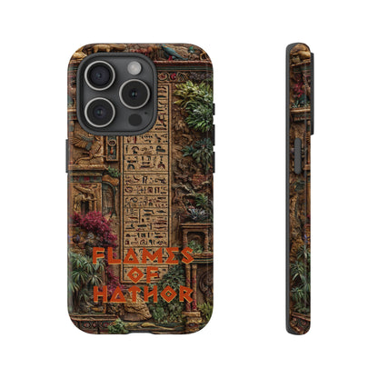 The Flames of Hathor Egyptian Design Phone Case
