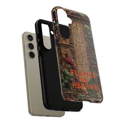 The Flames of Hathor Egyptian Design Phone Case
