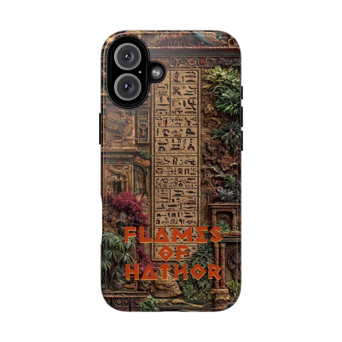 The Flames of Hathor Egyptian Design Phone Case