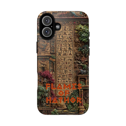 The Flames of Hathor Egyptian Design Phone Case