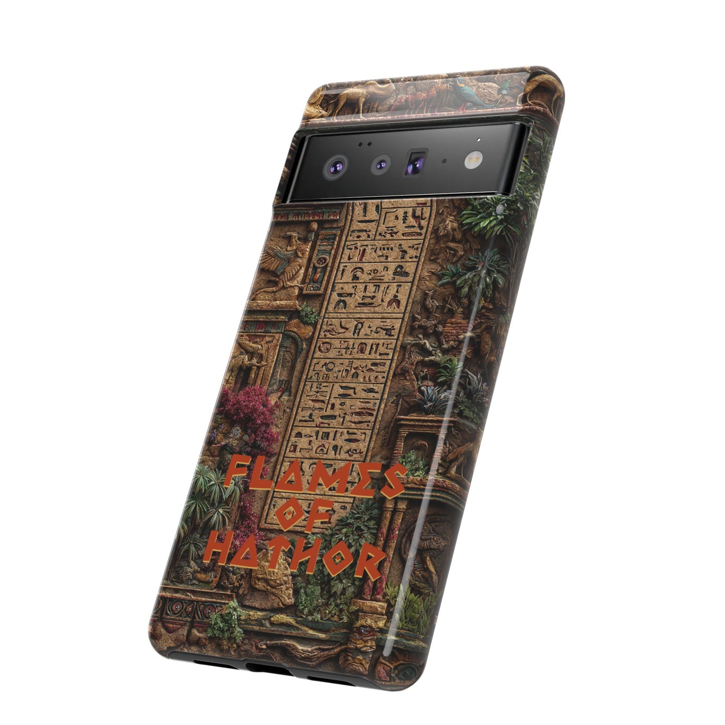 The Flames of Hathor Egyptian Design Phone Case