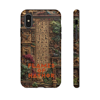 The Flames of Hathor Egyptian Design Phone Case