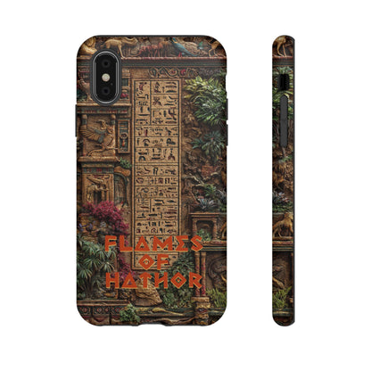 The Flames of Hathor Egyptian Design Phone Case