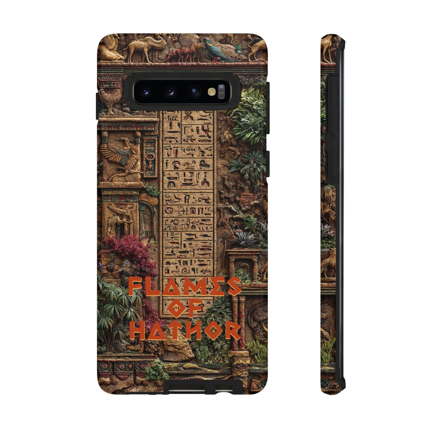 The Flames of Hathor Egyptian Design Phone Case