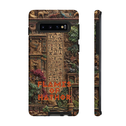 The Flames of Hathor Egyptian Design Phone Case