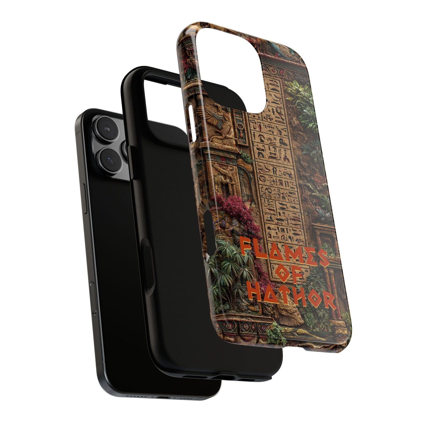 The Flames of Hathor Egyptian Design Phone Case