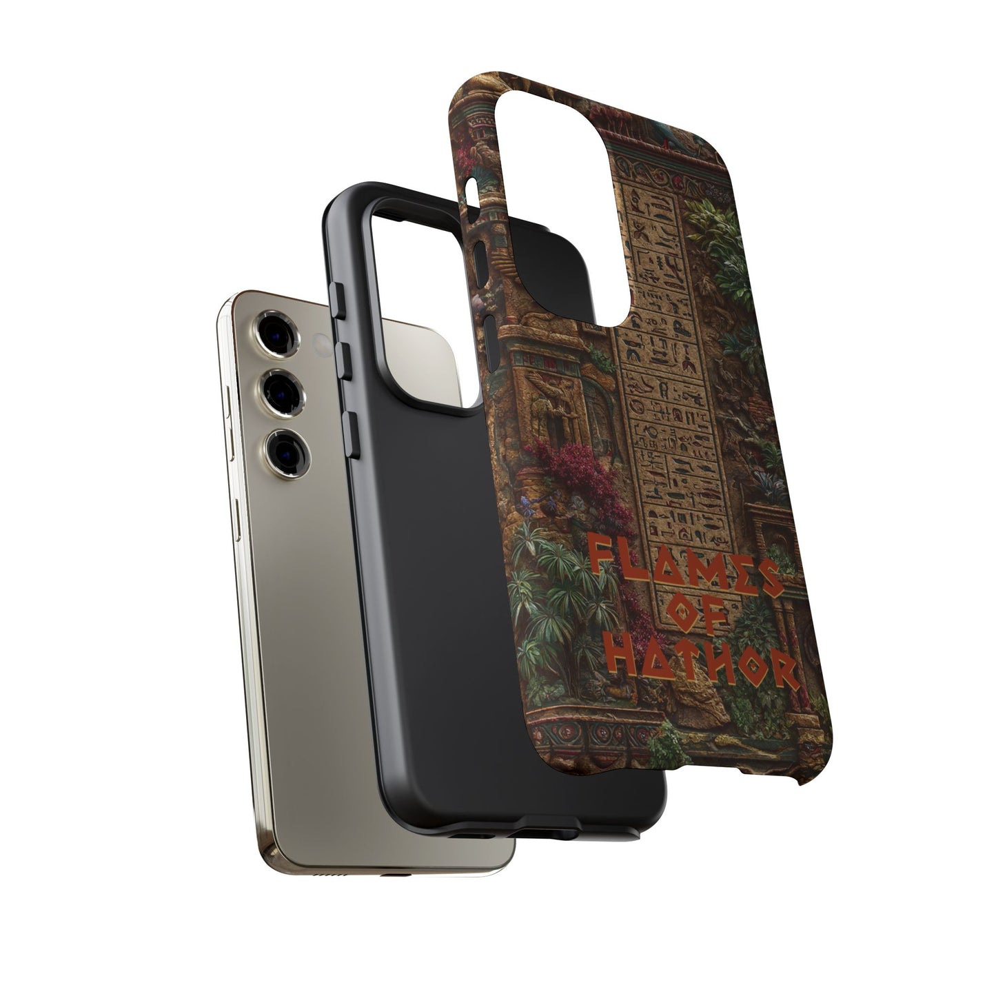 The Flames of Hathor Egyptian Design Phone Case