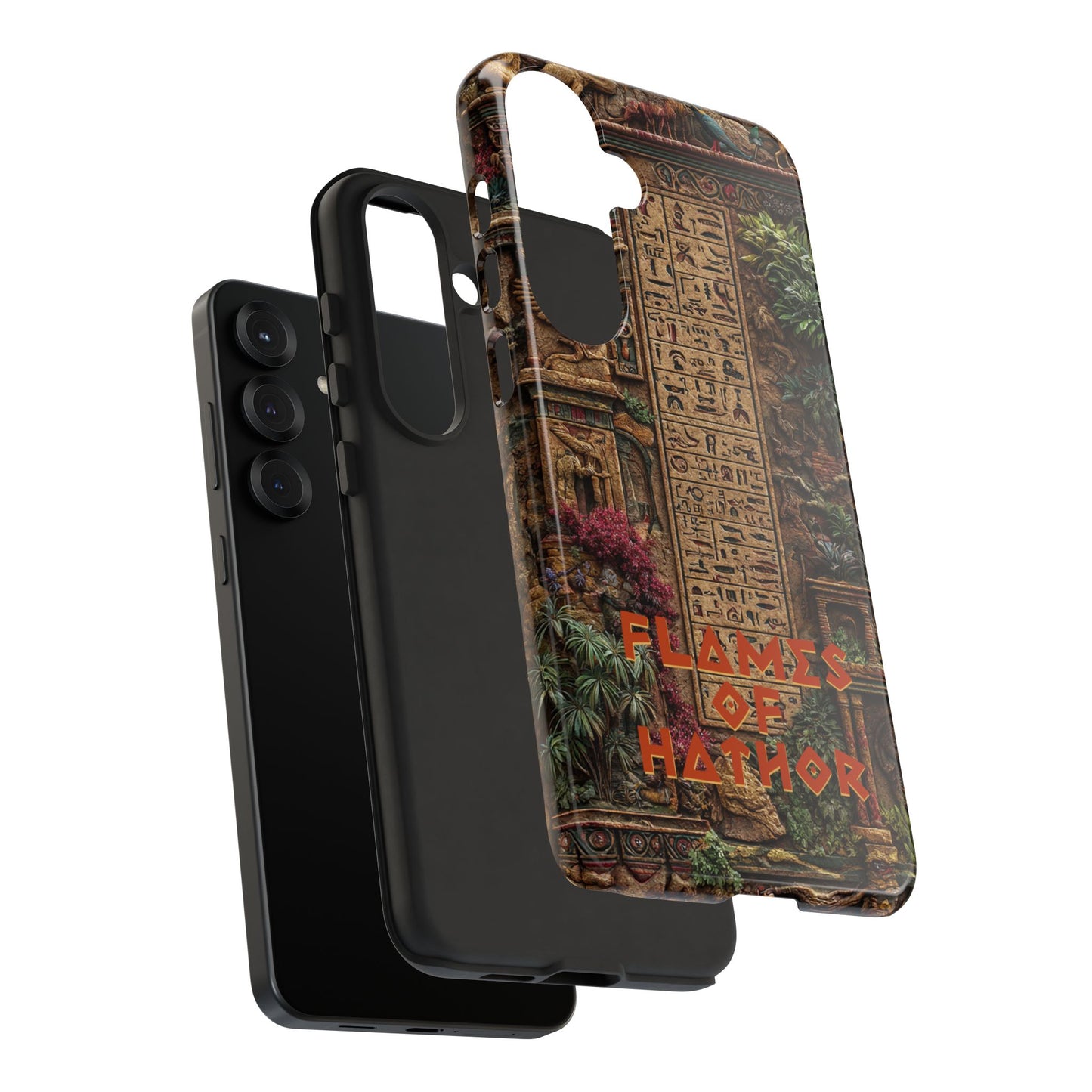 The Flames of Hathor Egyptian Design Phone Case