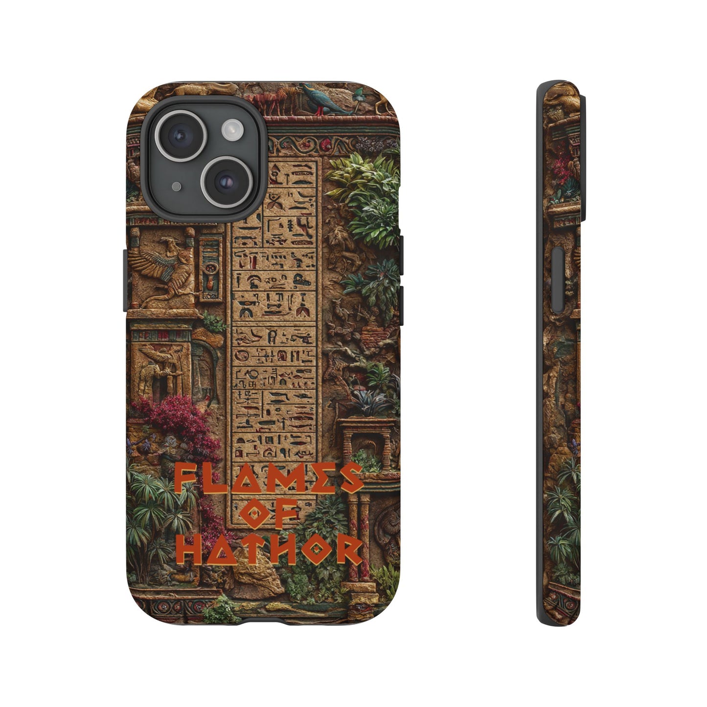 The Flames of Hathor Egyptian Design Phone Case