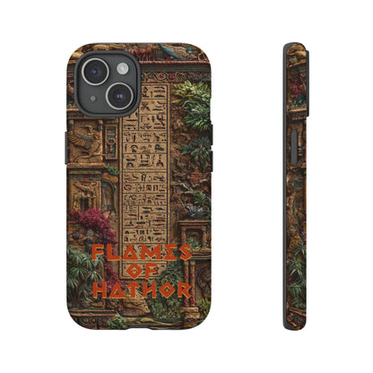 The Flames of Hathor Egyptian Design Phone Case