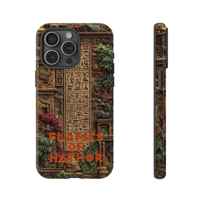 The Flames of Hathor Egyptian Design Phone Case