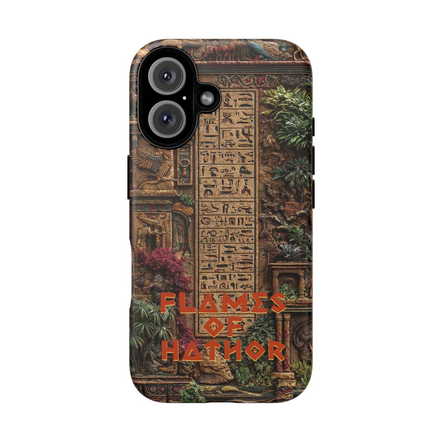 The Flames of Hathor Egyptian Design Phone Case