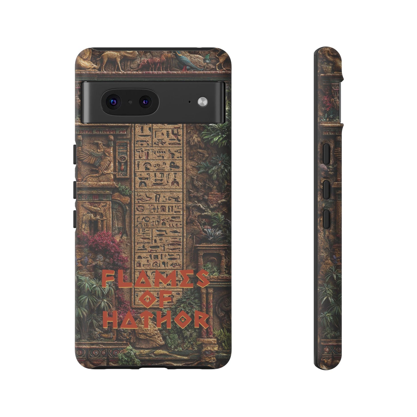 The Flames of Hathor Egyptian Design Phone Case