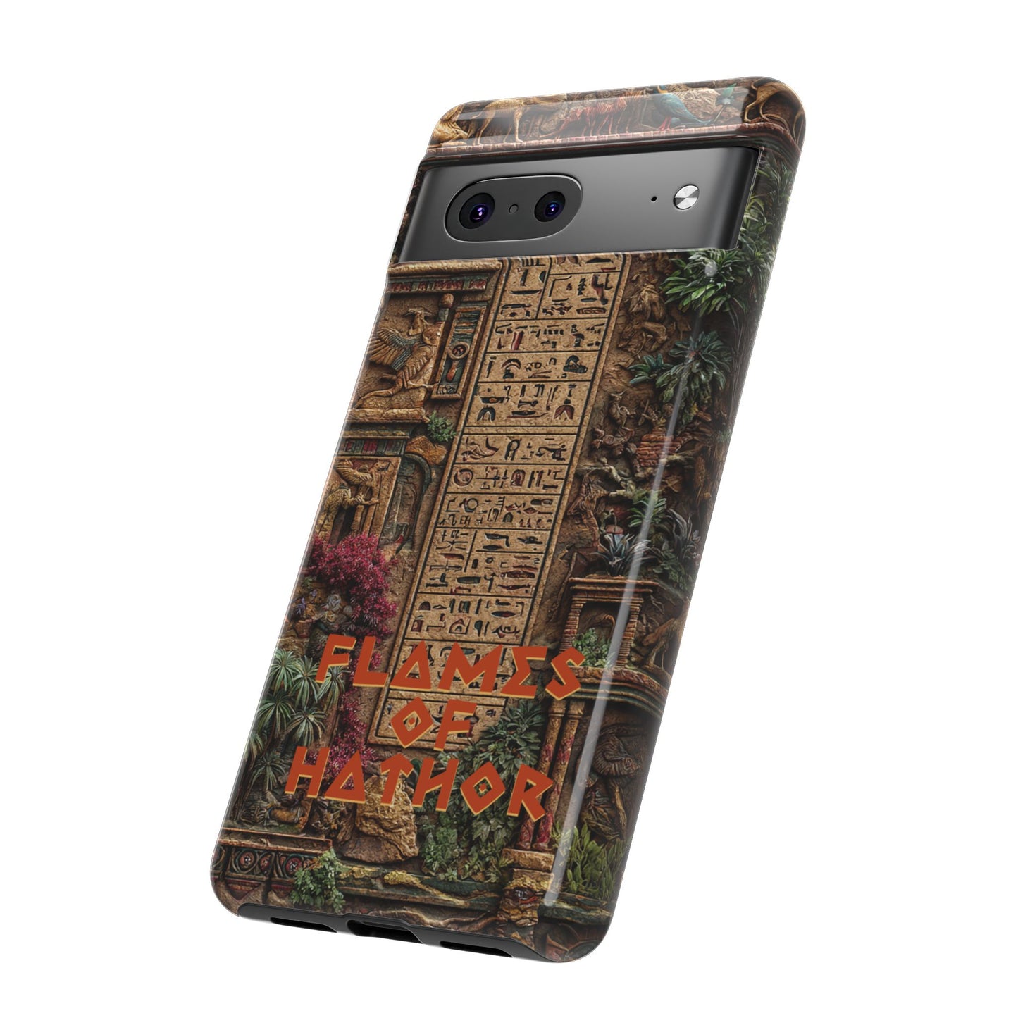 The Flames of Hathor Egyptian Design Phone Case