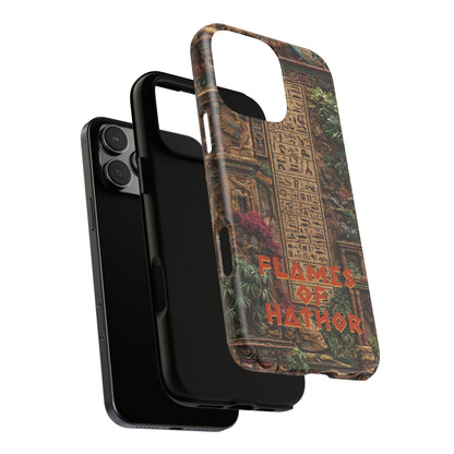 The Flames of Hathor Egyptian Design Phone Case