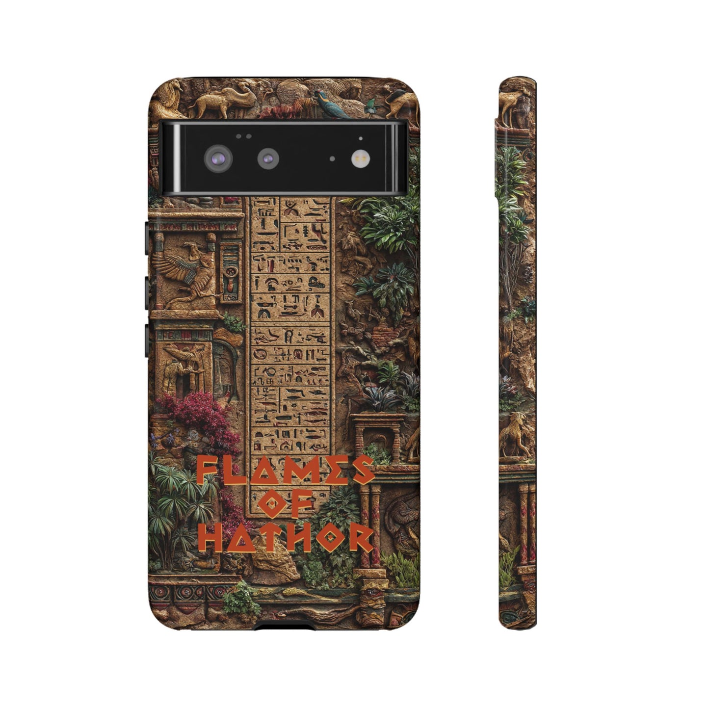 The Flames of Hathor Egyptian Design Phone Case