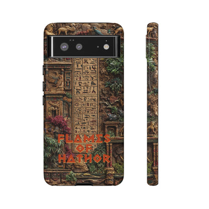 The Flames of Hathor Egyptian Design Phone Case