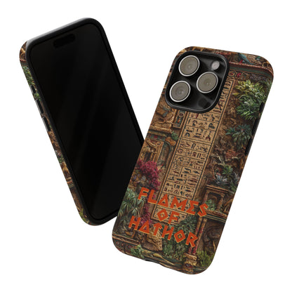 The Flames of Hathor Egyptian Design Phone Case