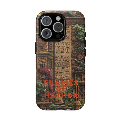 The Flames of Hathor Egyptian Design Phone Case