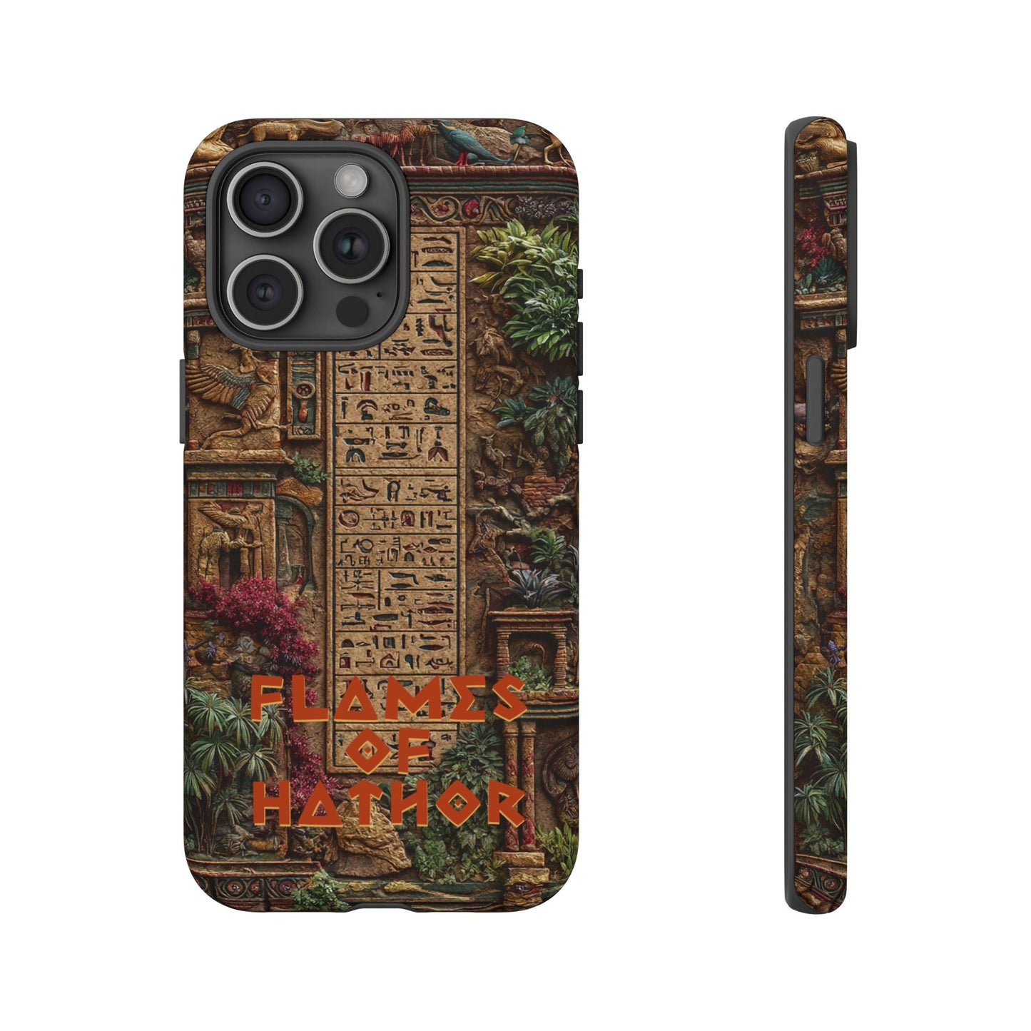 The Flames of Hathor Egyptian Design Phone Case