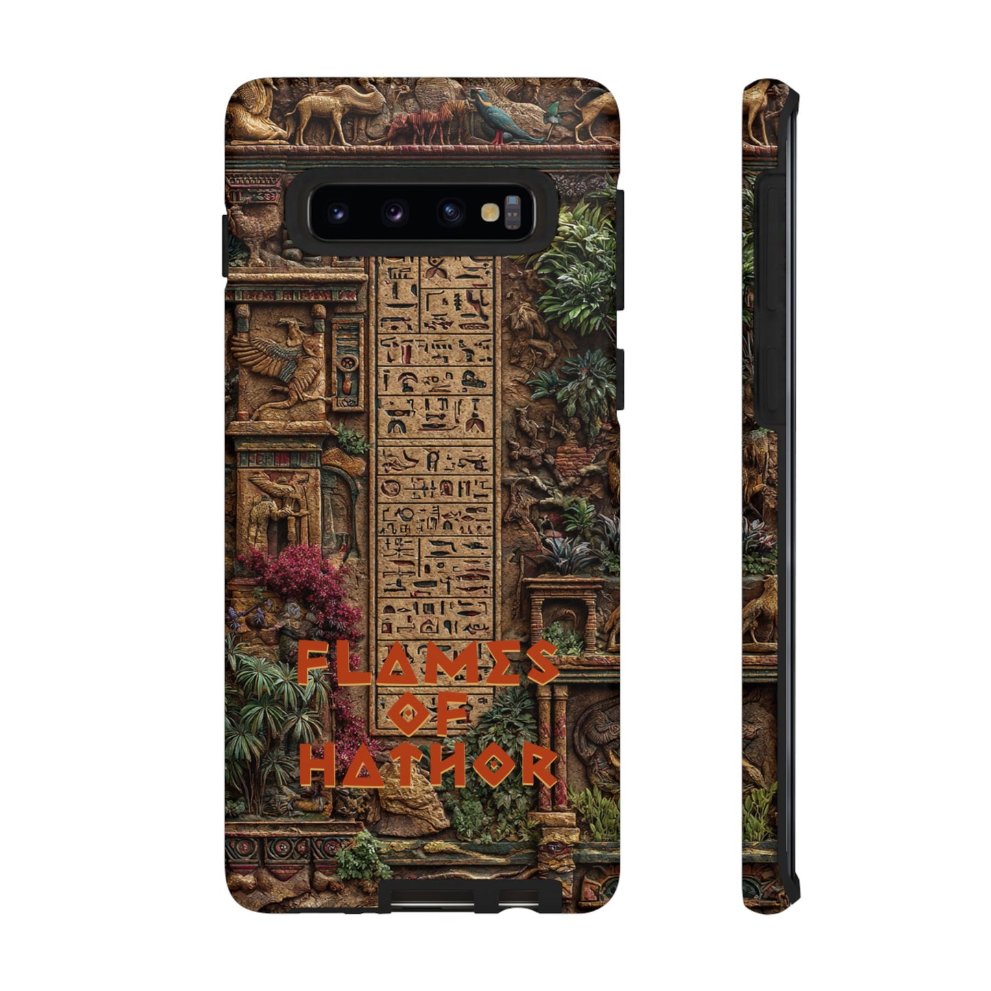 The Flames of Hathor Egyptian Design Phone Case