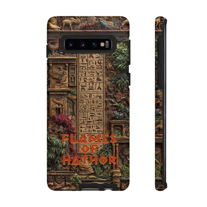 The Flames of Hathor Egyptian Design Phone Case