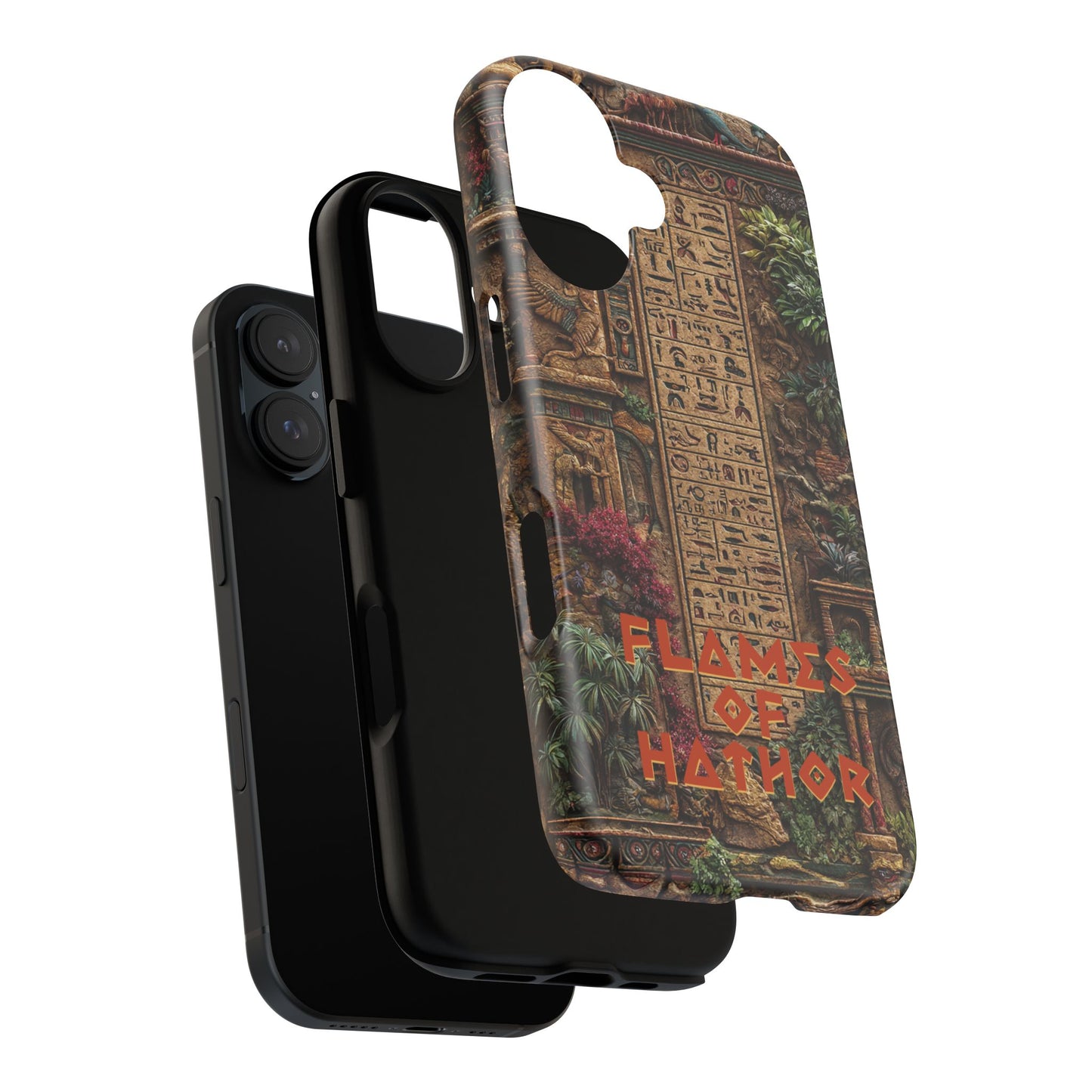 The Flames of Hathor Egyptian Design Phone Case