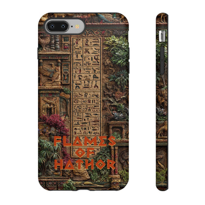 The Flames of Hathor Egyptian Design Phone Case