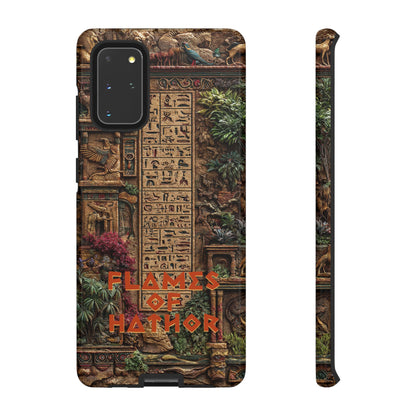 The Flames of Hathor Egyptian Design Phone Case