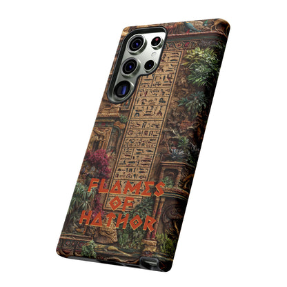 The Flames of Hathor Egyptian Design Phone Case