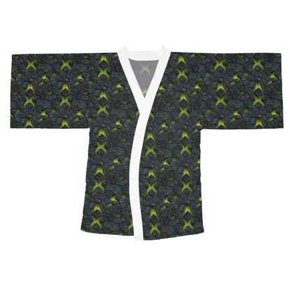 Chronicler-Inspired Kimono Robe — Long Sleeve All-Over Print