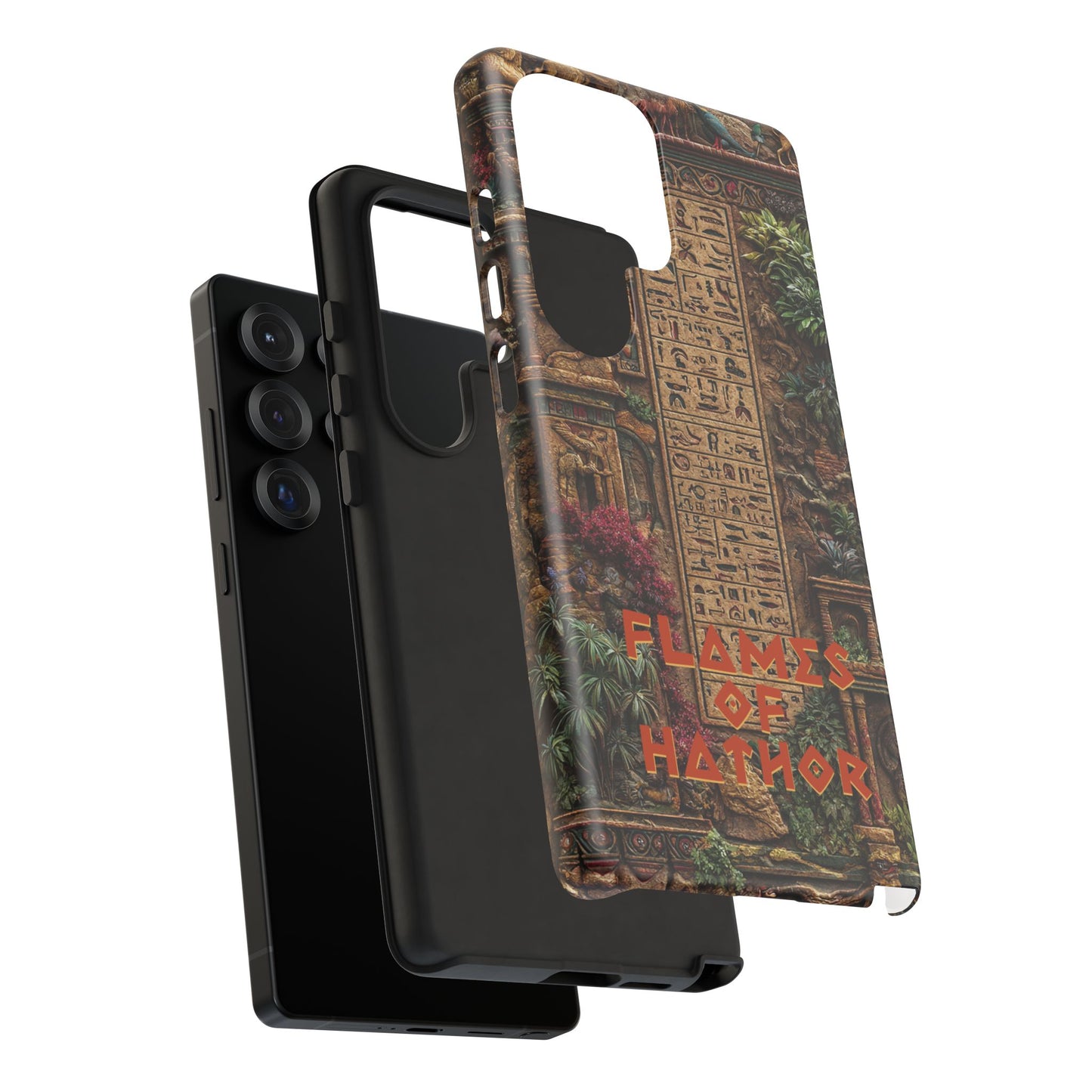 The Flames of Hathor Egyptian Design Phone Case