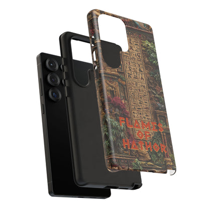 The Flames of Hathor Egyptian Design Phone Case