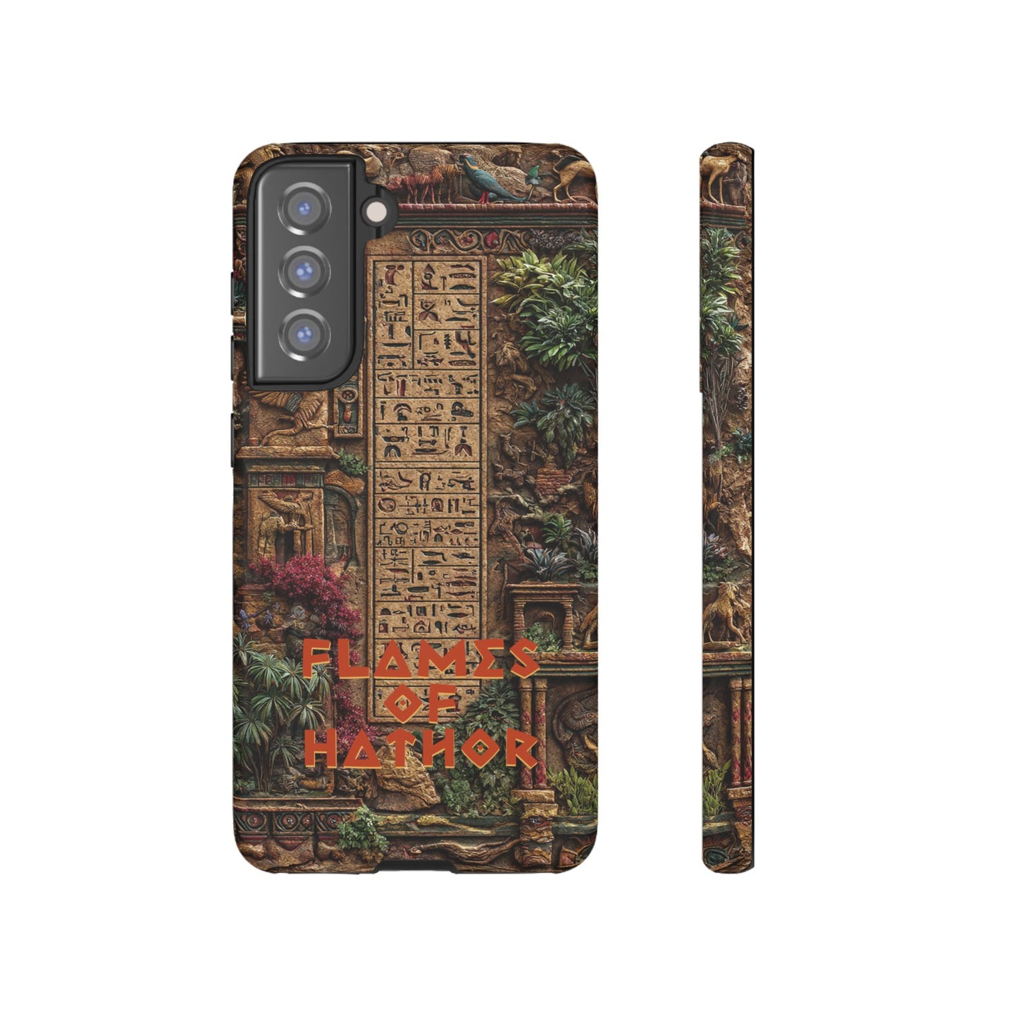 The Flames of Hathor Egyptian Design Phone Case