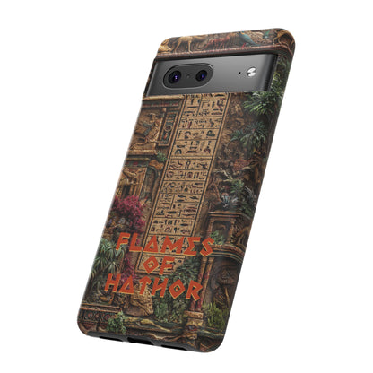 The Flames of Hathor Egyptian Design Phone Case