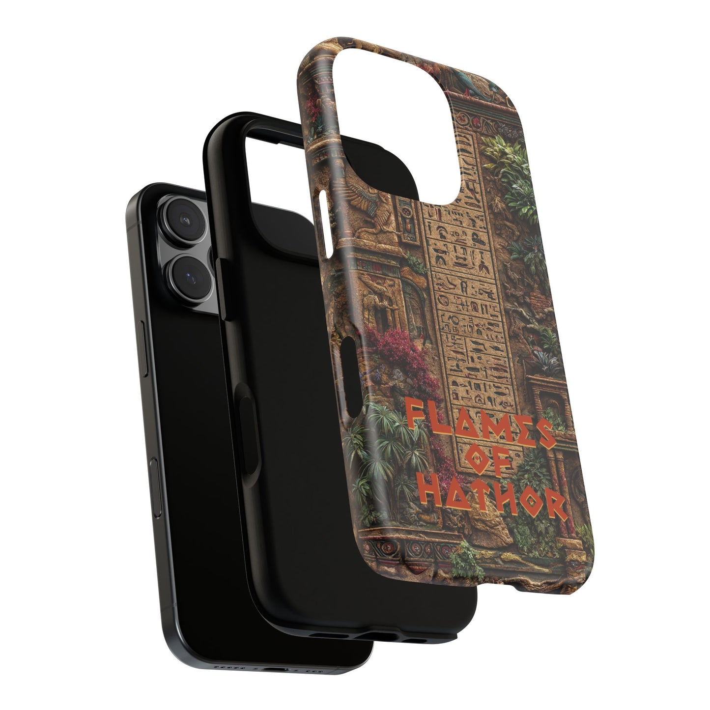 The Flames of Hathor Egyptian Design Phone Case