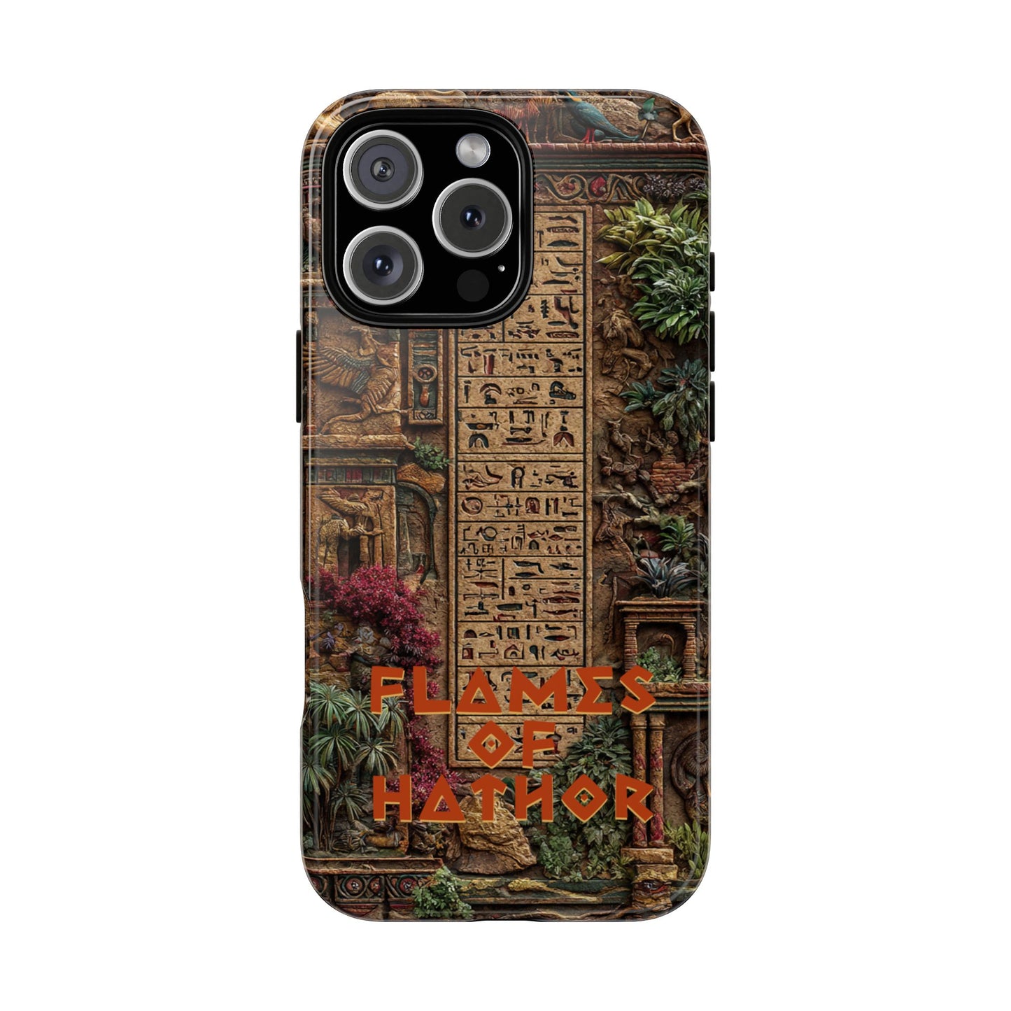 The Flames of Hathor Egyptian Design Phone Case