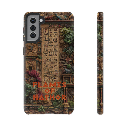 The Flames of Hathor Egyptian Design Phone Case
