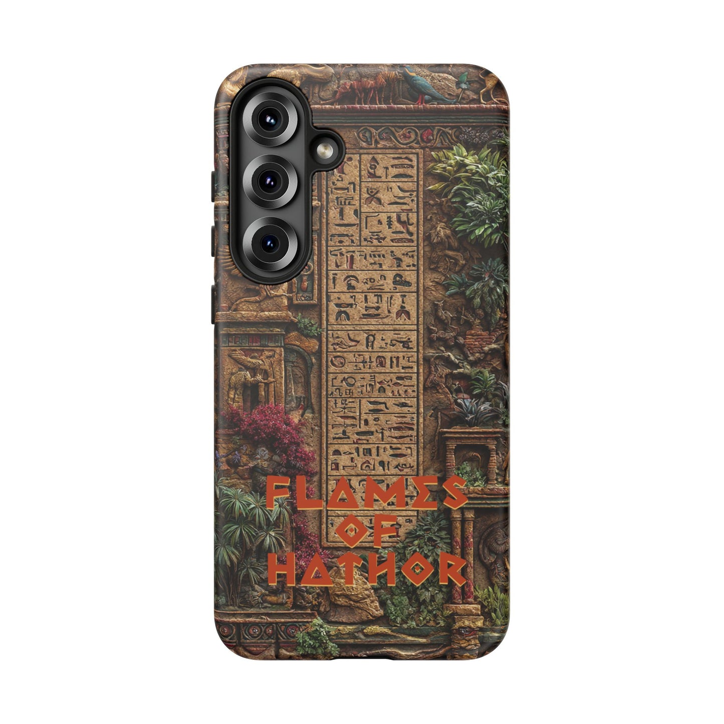 The Flames of Hathor Egyptian Design Phone Case