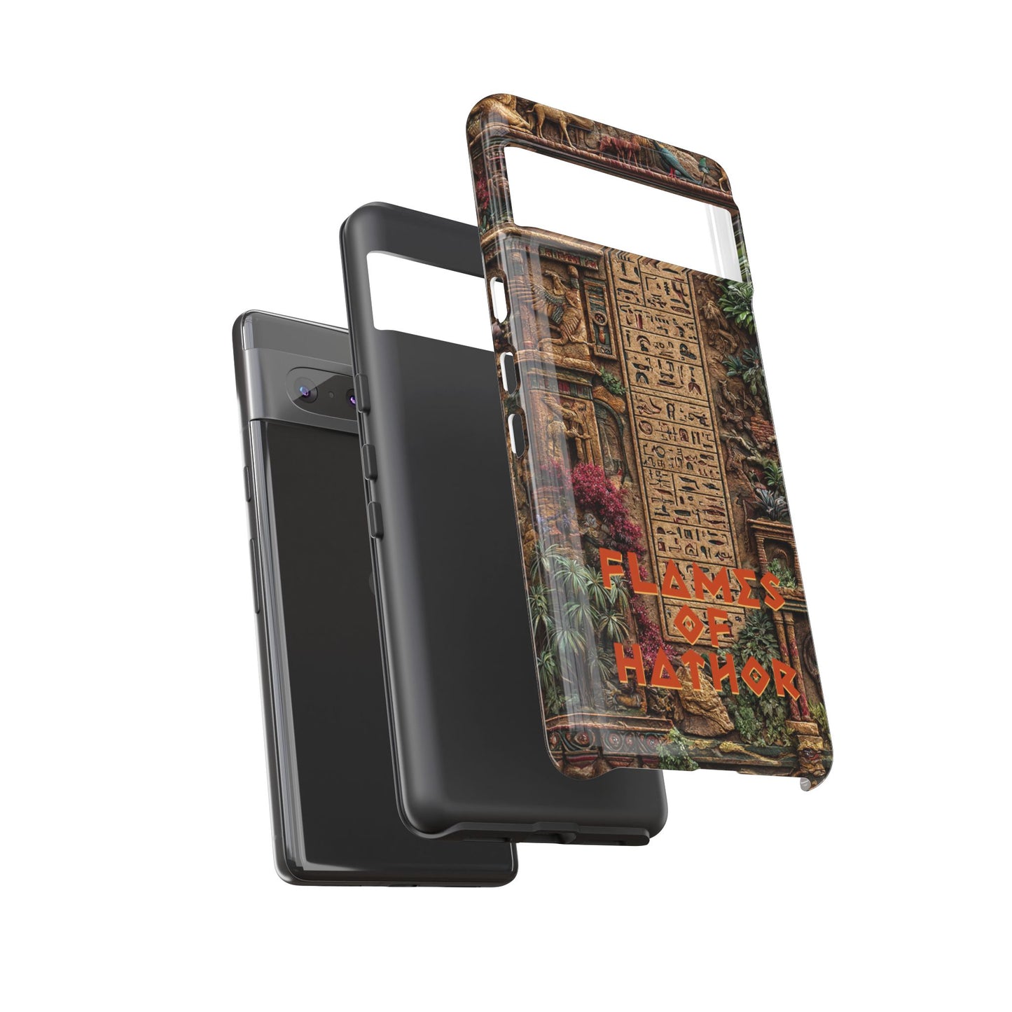The Flames of Hathor Egyptian Design Phone Case