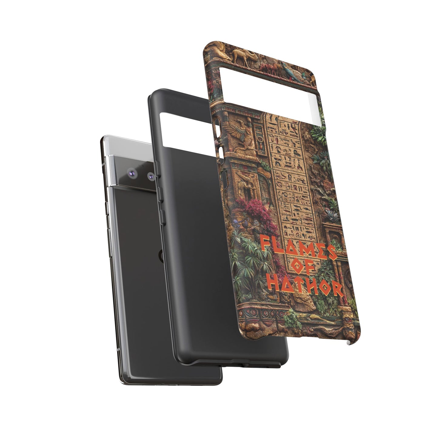 The Flames of Hathor Egyptian Design Phone Case