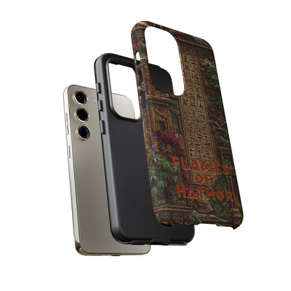 The Flames of Hathor Egyptian Design Phone Case