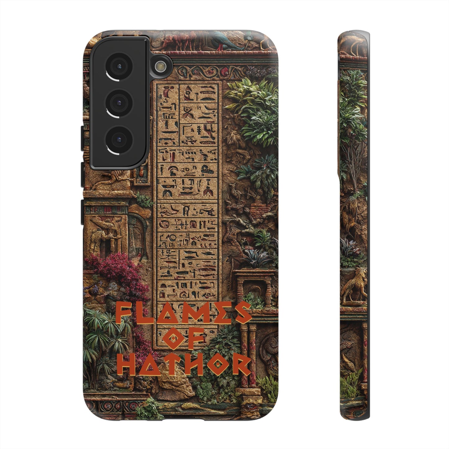 The Flames of Hathor Egyptian Design Phone Case