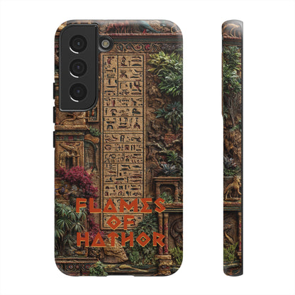 The Flames of Hathor Egyptian Design Phone Case