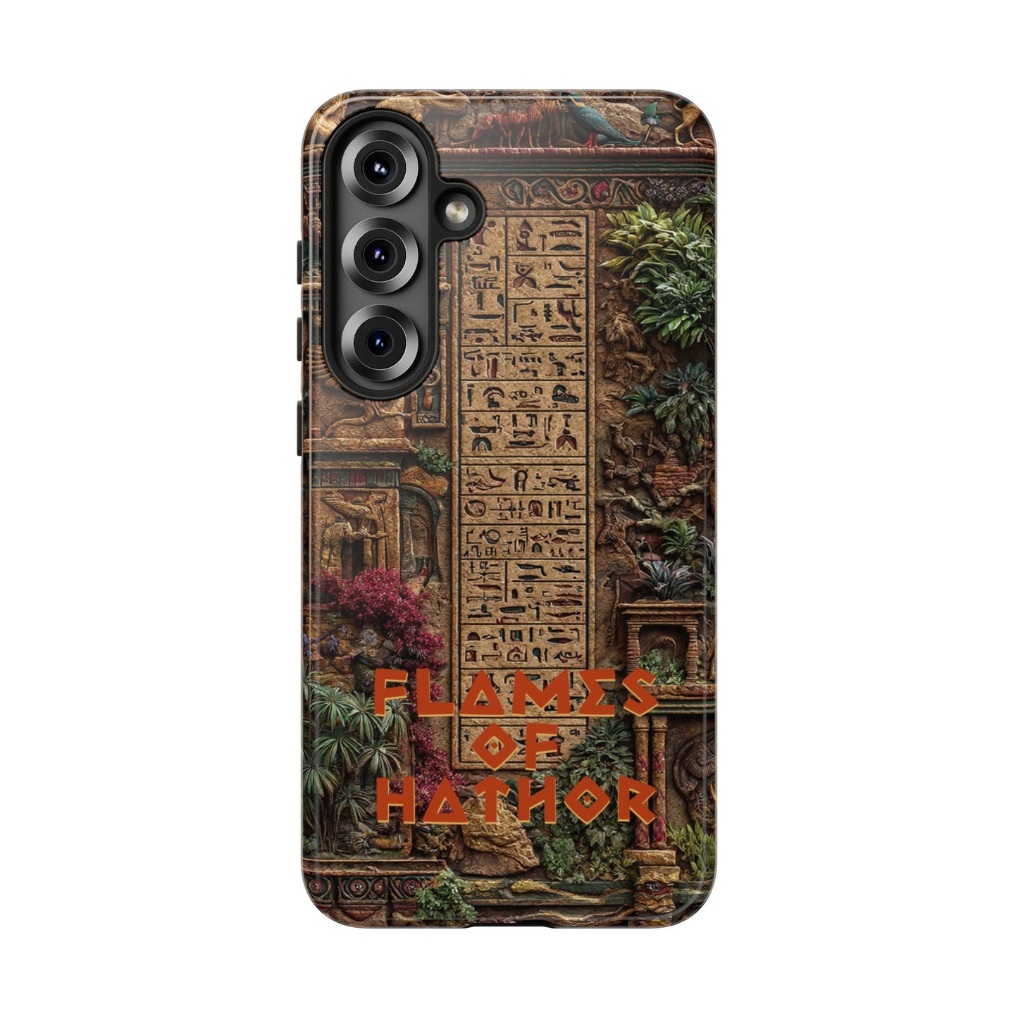The Flames of Hathor Egyptian Design Phone Case