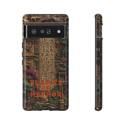 The Flames of Hathor Egyptian Design Phone Case