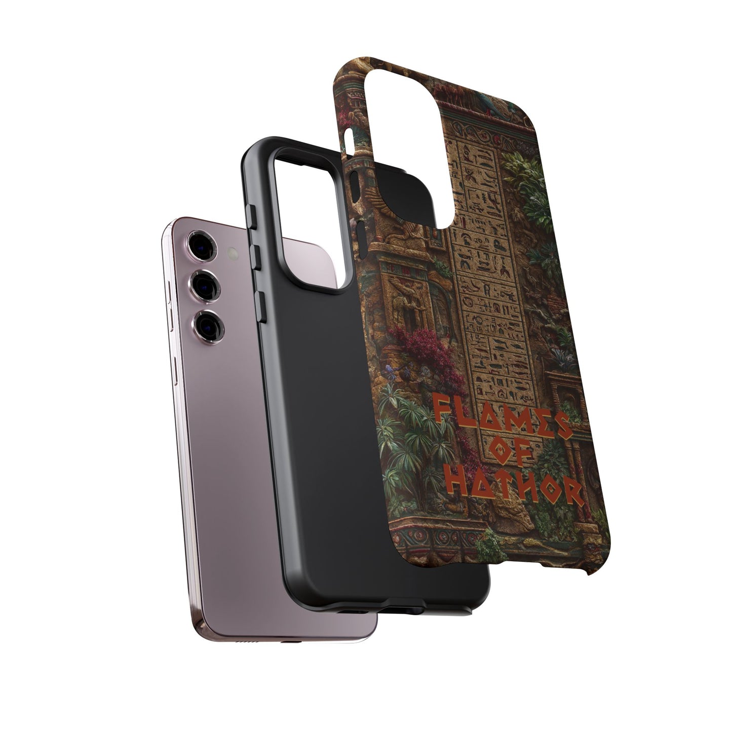 The Flames of Hathor Egyptian Design Phone Case