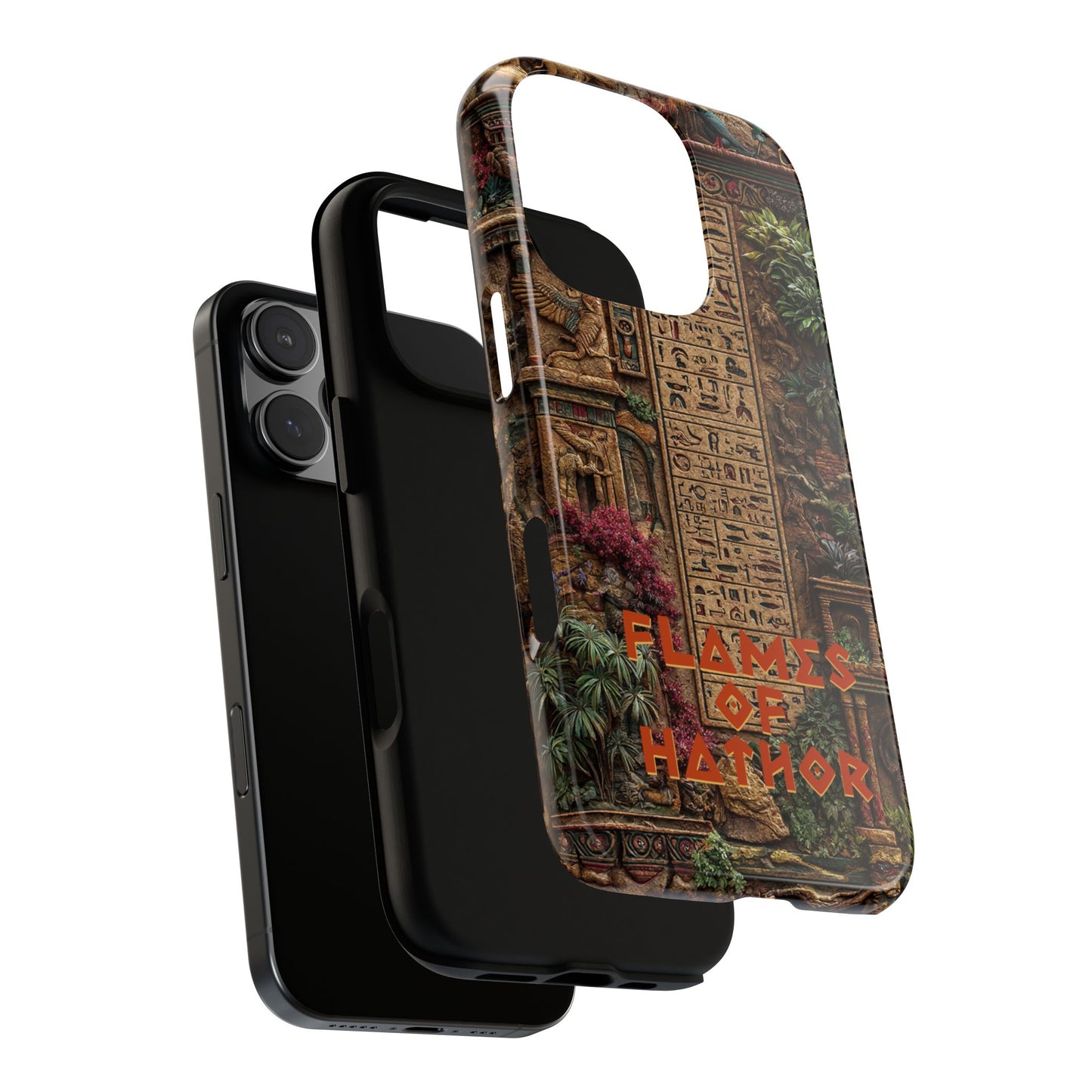 The Flames of Hathor Egyptian Design Phone Case