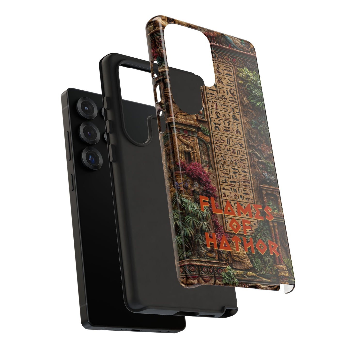 The Flames of Hathor Egyptian Design Phone Case
