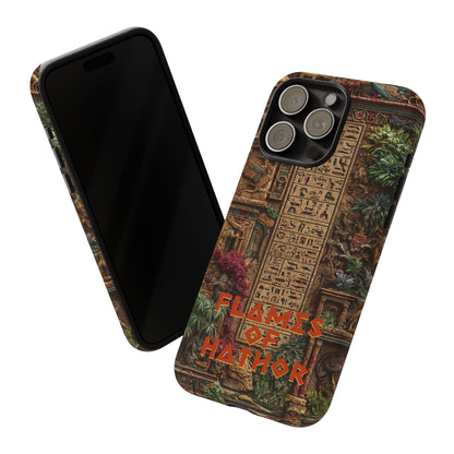 The Flames of Hathor Egyptian Design Phone Case